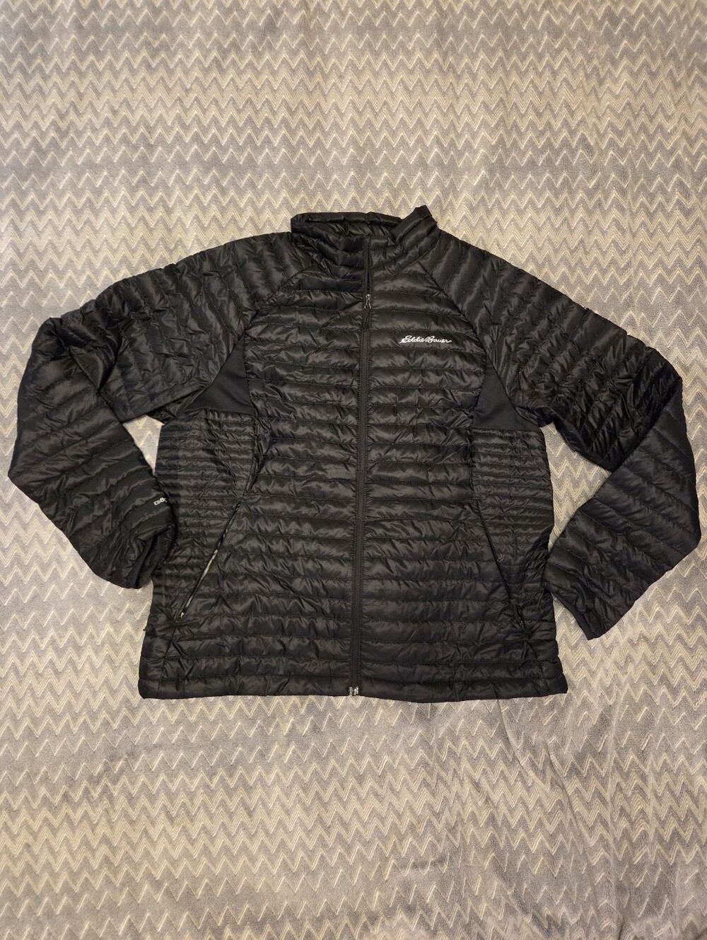 Eddie Bauer Black Down Puffer Coat